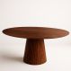 Mesa de Jantar Cone Oval 244x137 cm Madeira Pau Ferro