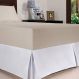 Saia Box Cama Casal Com Pregas Branco