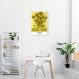 Quadro Art Collection Sunflowers 100x70 Caixa Branco