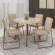 Conjunto Sala de Jantar 4 Cadeiras Piemonte Carraro Petra e Rosê