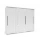 Image of Guarda-Roupa Casal Sevilha Flex com Pés 3 Portas 4 Gavetas Branco 213cm MO895CL29OECMOB