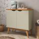 Buffet com Portas Congonhas Off White Cinamomo