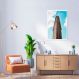 Quadro Flatiron Building New York 86x60 Caixa Branco