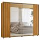 Guarda Roupa Casal 278cm 2 Portas 8 Espelhos Mya Cinamomo Z10 - Mpozenato