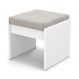 Banco | Banqueta Versátil Branco