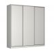 Image of Guarda-Roupa Casal Tunas III 3 Portas 3 Gavetas Branco NO482CL29DOOMOB