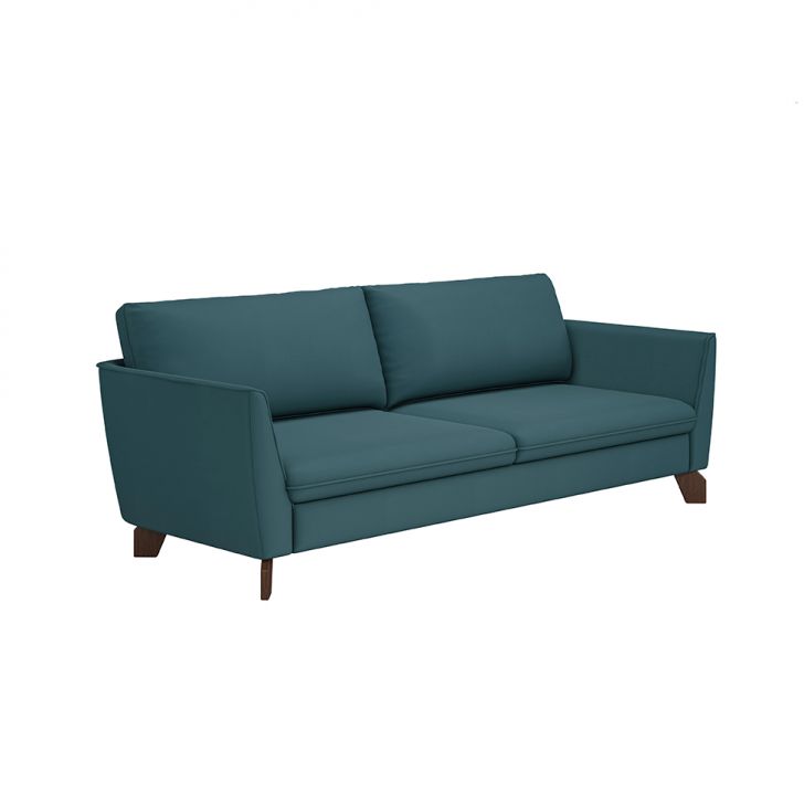 Image of Sofá 3 Lugares Itália Tecido Azul PLA-PL601UP29KISMOB