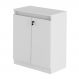 Balcão com Chave para Escritório Home Office ME4149 Branco G69 - Gran Belo
