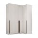 Guarda-Roupa Modulado Altezza 4 Portas 3 Gavetas Branco