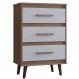 Comoda 3 Gavetas 61 cm Mila Savana Off White Mobbs