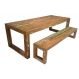 Conjunto de Mesa Harpia em Madeira de Demolição - Cód 1545