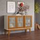 Buffet Valencia com 3 Portas Off White Nature