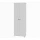 Armario Multiuso 2 Portas 7 Prateleiras AM3108 Branco Tecno Mobili