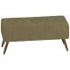 Puff Puf Para Sala 100 cm Pes Madeira Trit Veludo SL 945 Peer