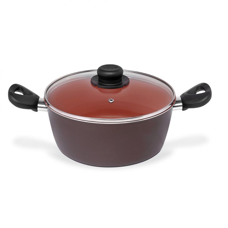 Caçarola Army Marrom 25 Cm