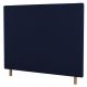 Cabeceira Cama Box Casal Queen Size Cairo 160cm Veludo Azul Marinho - Desk Design
