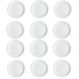 Conjunto de 12 Pratos Rasos para Refeições de Porcelana Igua