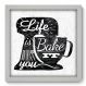 Quadro Decorativo - Bake - 058qdcb