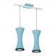 Lustre Pendente Design 7922 2 Lâmpadas Gu10 Azul