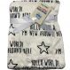 Manta Bebê Dupla Face Oportunity Sherpa e Flannel Fleece 100x75