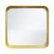 Espelho Decorativo Urban Dourado 50x50cm Quadrado Cantos
