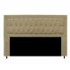 Cabeceira Solteiro Bianca 90 CM Suede Marfim - D A Decor
