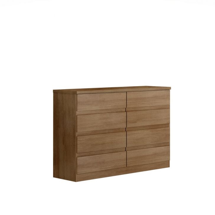 Cômoda 8 Gavetas MDF e MDP Cumaru