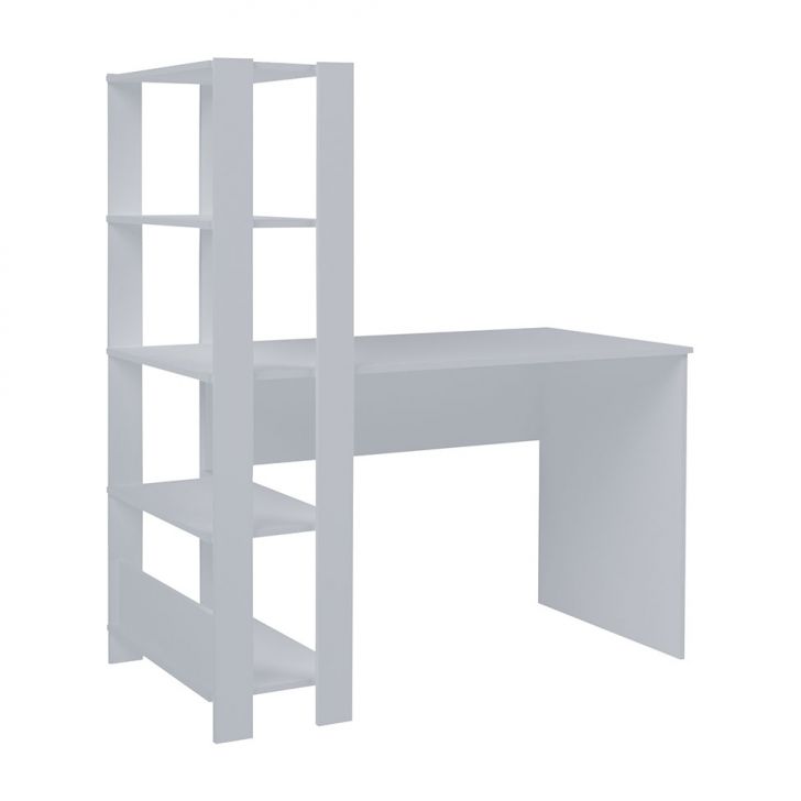 Escrivaninha com Estante Match Branca