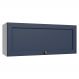 Armário Aéreo 80 cm 1 Porta Basculante Branco/Azul Vik Madesa