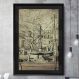 Quadro Decorativo Desenho Cidade Ouro E Preto-24x34Cm