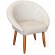 Poltrona Decorativa Corino Moderna para Sala de Estar Recepção Reforçada MOBLAN decor