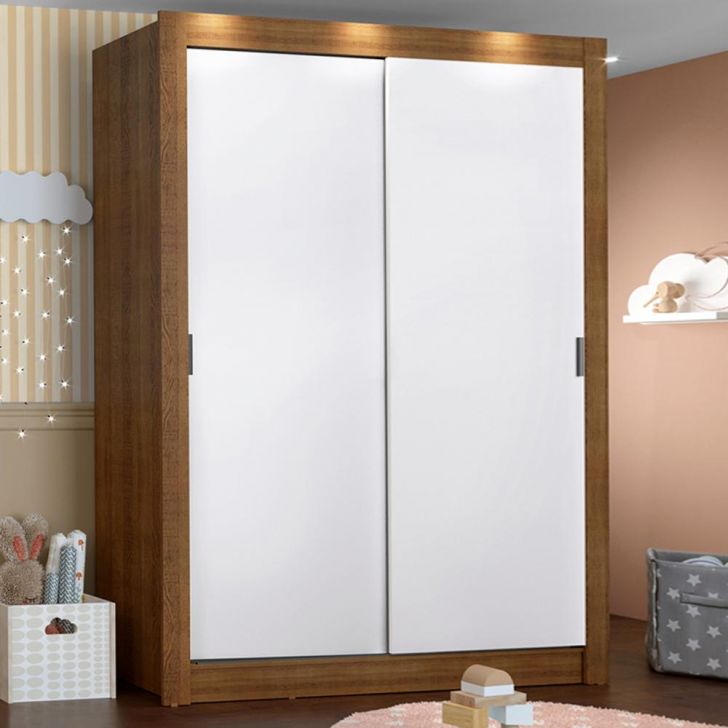 Guarda-Roupa Infantil Madesa Bento 2 Portas de Correr 2 Gavetas