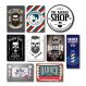 Kit Placas Decorativas Barbearia Barber Shop Vintage Mdf - 9 Placas