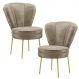 Conjunto 2 Cadeiras Decor para Sala de Jantar Cozinha Tecido Veludo Ergonômica Resistente MOBLAN decor