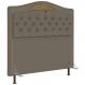 Cabeceira Cama Box Casal Queen 160cm com Tachas Imperial J02 Sintético Areia - Mpozenato
