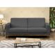Sofá Living 160cm 2 Lugares Kayrós D05 Suede Cinza - Mpozenato