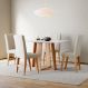 Conjunto Sala de Jantar 4 Lugares Mesa Bahê 90 e Cadeira Ane Babus