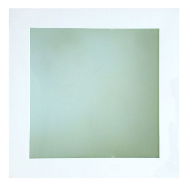 Plafon Space Embutido Quadrado 25Cm Alumínio Vidro Fosco E-27 2 Lâmpadas Max 60W Branco