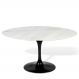 Mesa Saarinen Oval Espírito Santo 160x90cm - Base Preta