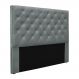 Cabeceira Decorativa Queen Size 1,60M Tàzio Veludo Cinza G63 - Gran Belo