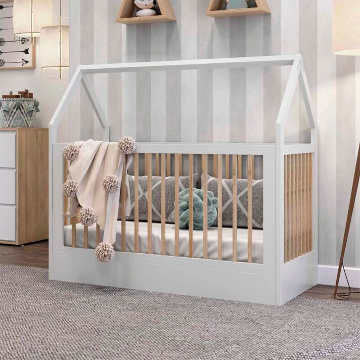 Berço Montessoriano Minicama Wood Branco