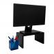 Base para Monitor Suporte de Mesa Madeira Preto
