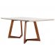 Mesa de Jantar Retangular Livia Off White 180 cm