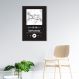Quadro Gênero Musical Sertanejo 43x30 Filete Marrom Preto