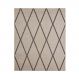 Tapete Sala Sisal Eco-Nature Geo 77 Bege-Chumbo 3,00X4,00M