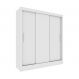 Guarda-Roupa Casal Valência 3 Portas 4 Gavetas Neve