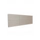 Cabeceira Estofada King 6 Blocos Não é Segredo Suede Amassado Bege Claro 195x60