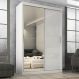 Guarda Roupa Roma 2 Portas Corre 2gav C/ Esp Branco