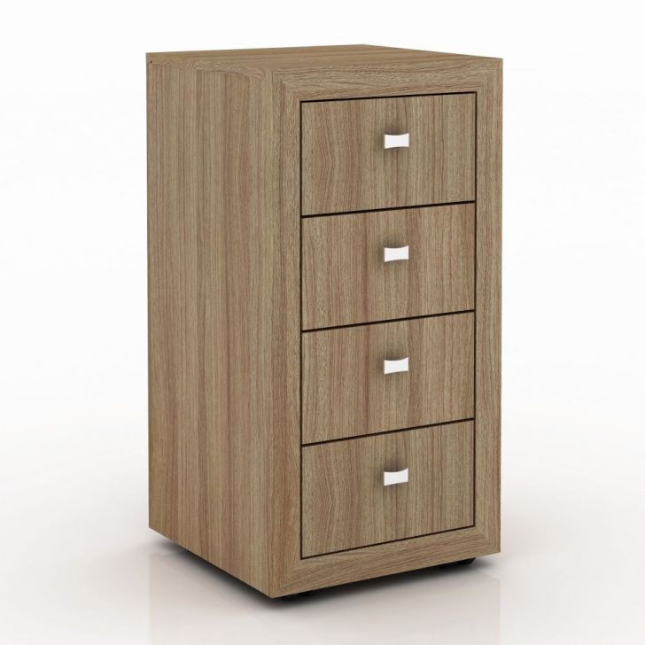 Gaveteiro 4 Gavetas ME4133 Amêndoa - Tecno Mobili