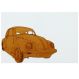 Quadro Decorativo Concept - Modelo Fusca Classic - ME Criative - 60x40cm